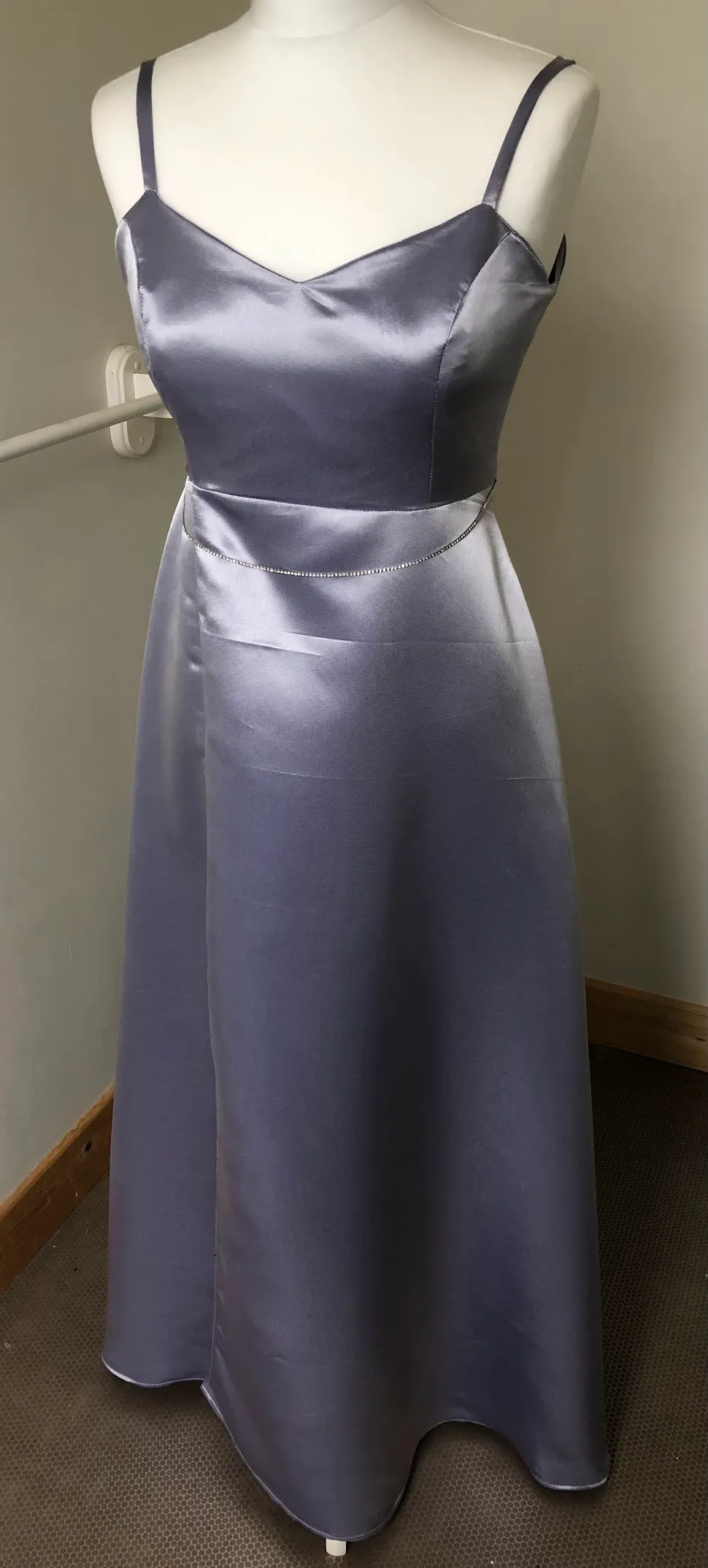 Sewn purple dress